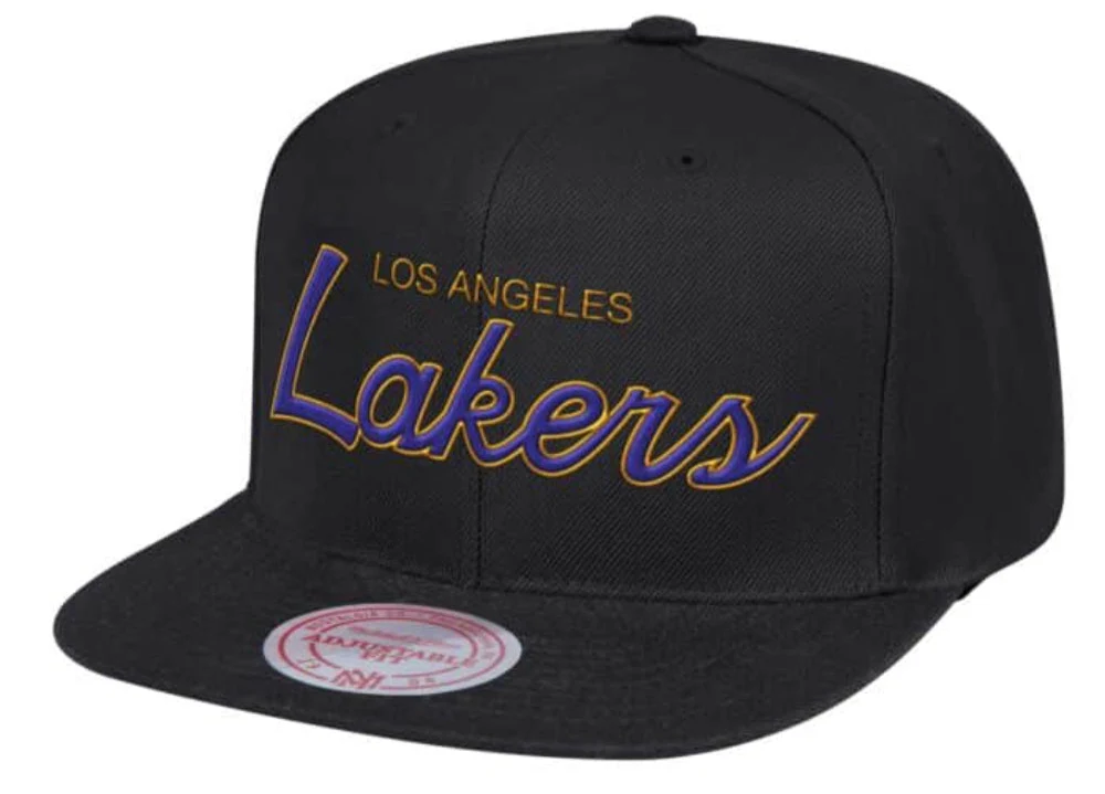 Men's Los Angeles Lakers Black NBA Sports Specialty Snapback Adjustable Hat
