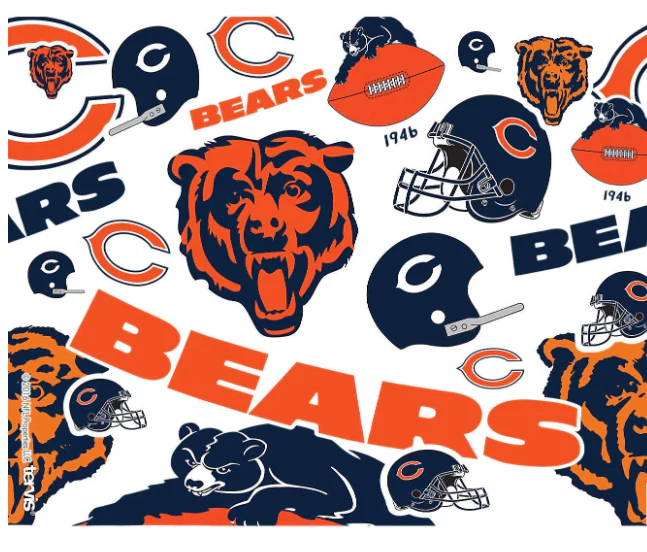 Chicago Bears All Over Print 24 oz. Tervis Tumbler