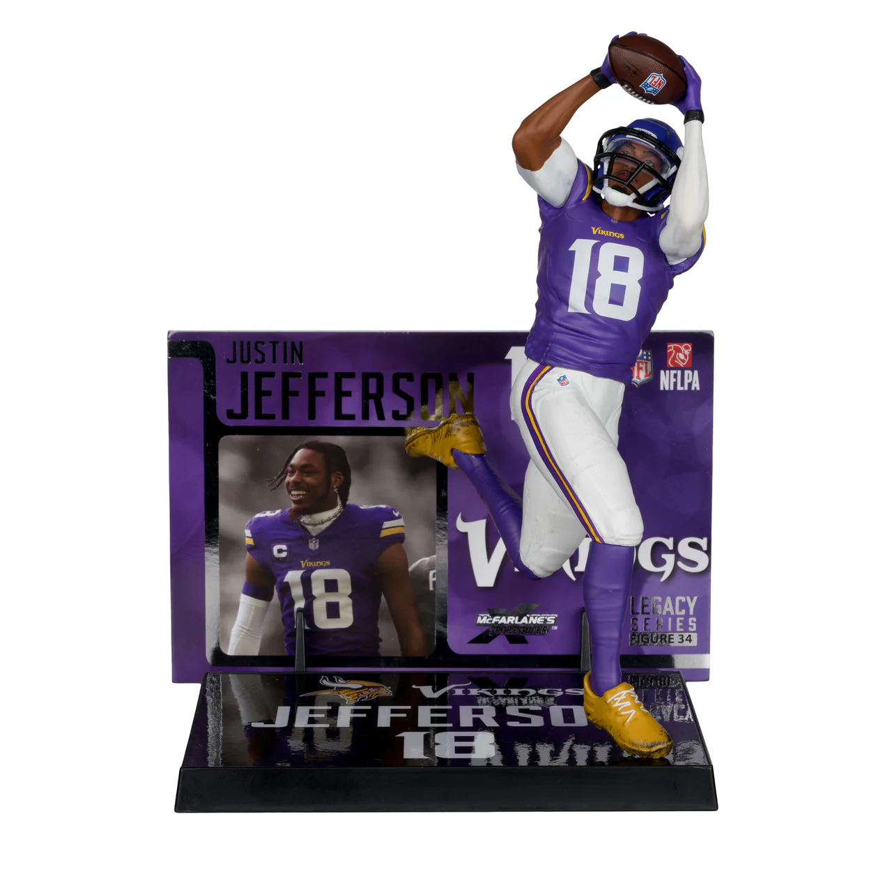 Justin Jefferson Minnesota Vikings Sportspicks Legacy Series McFarlane Figure