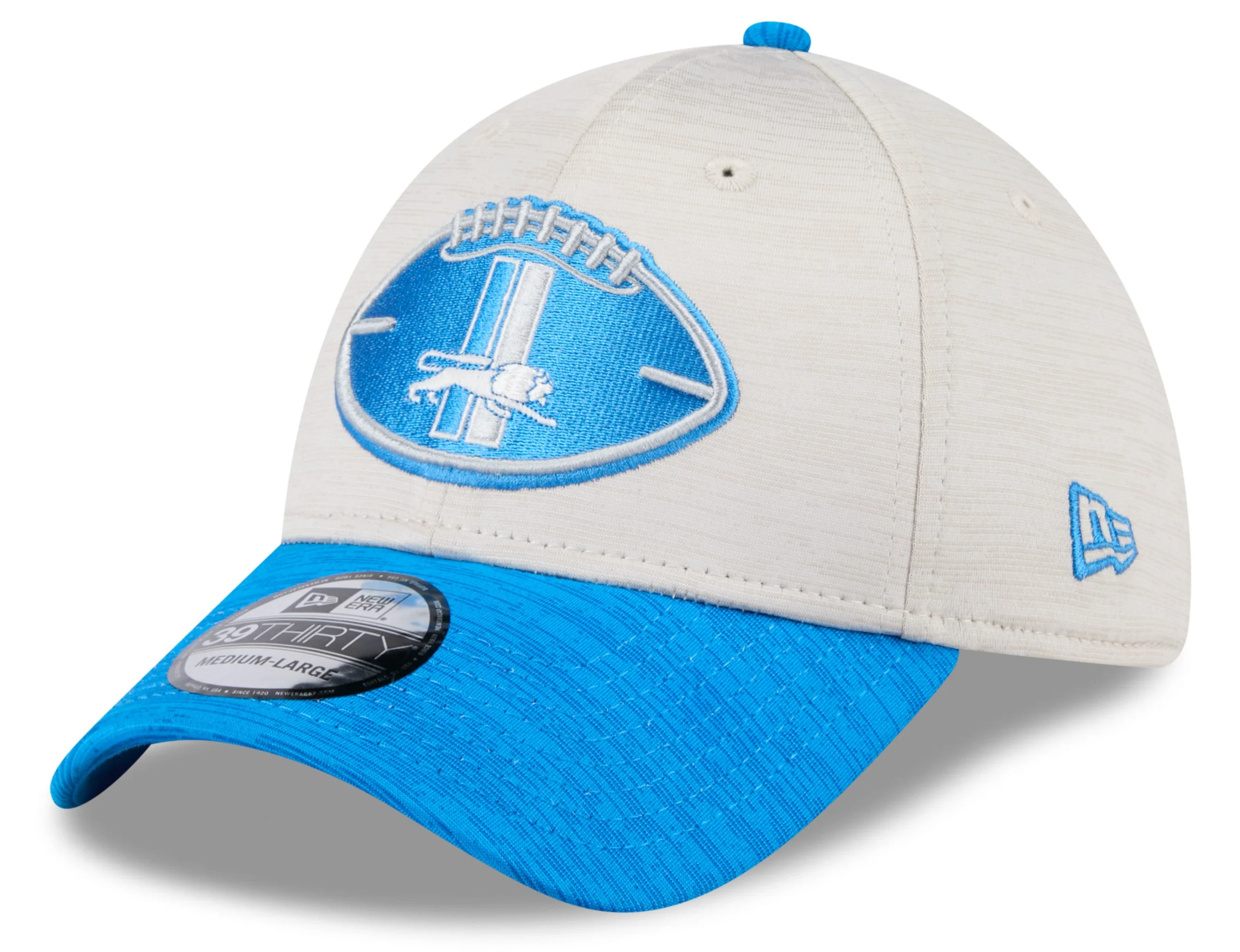 Men's Detroit Lions New Era 2024 Sideline Historic 39THIRTY Flex Hat