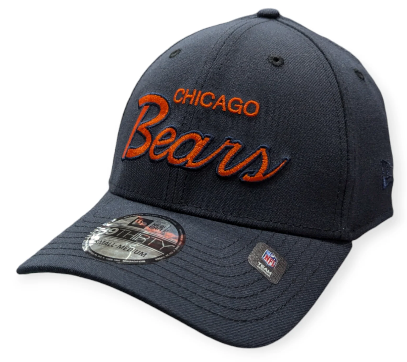Chicago Bears New Era Griswold Deep Navy 39THIRTY Flex Hat