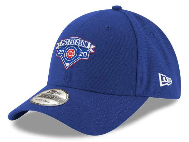 Men's Chicago Cubs New Era Royal 2020 Postseason Locker Room 9FORTY Adjustable Hat