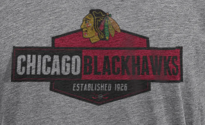 Mens Chicago Blackhawks Waypoint Tee By Levelwear