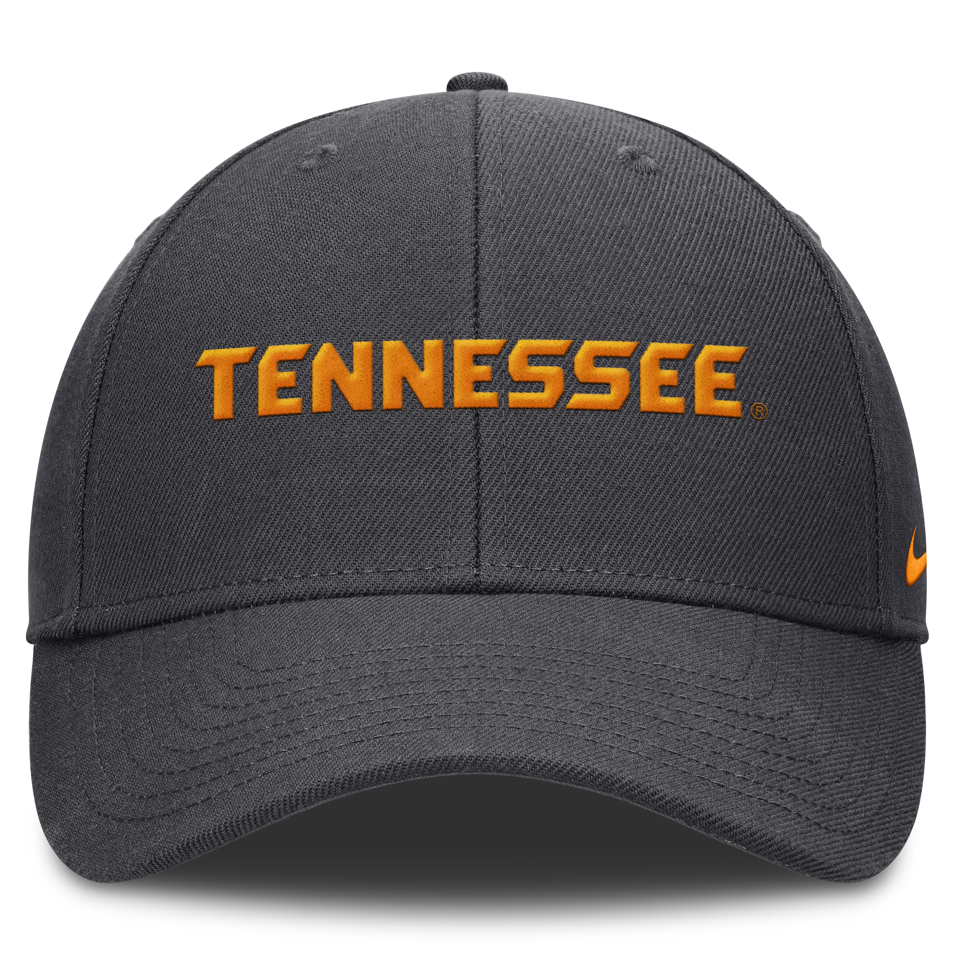 Tennessee Volunteers Anthracite Dri-Fit Nike Club Adjustable Hat