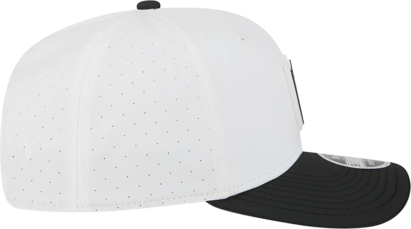 Men's Las Vegas Raiders New Era White/Black 2025 NFL Training Camp 9SEVENTY Adjustable Hat