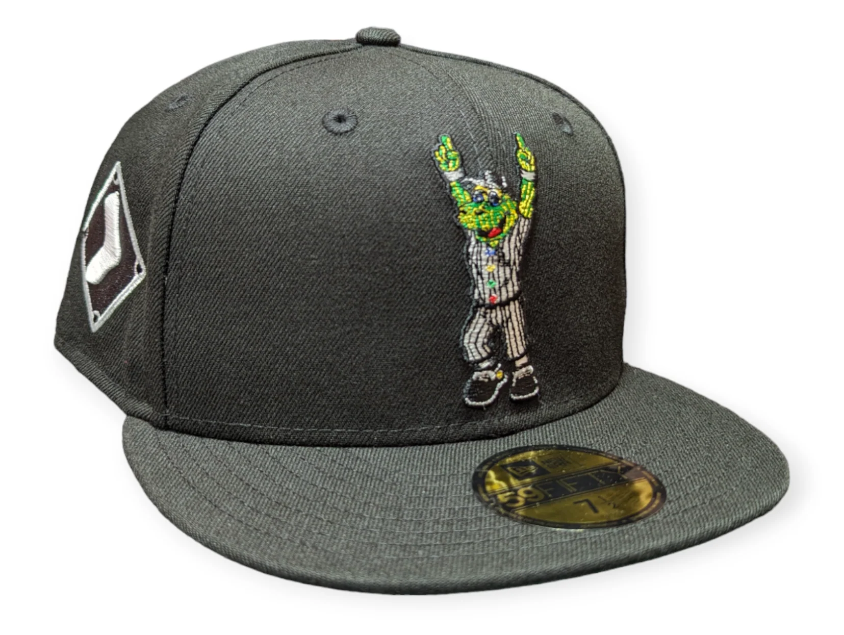 Chicago White Sox Southpaw New Era Black 59FIFTY Fitted Hat