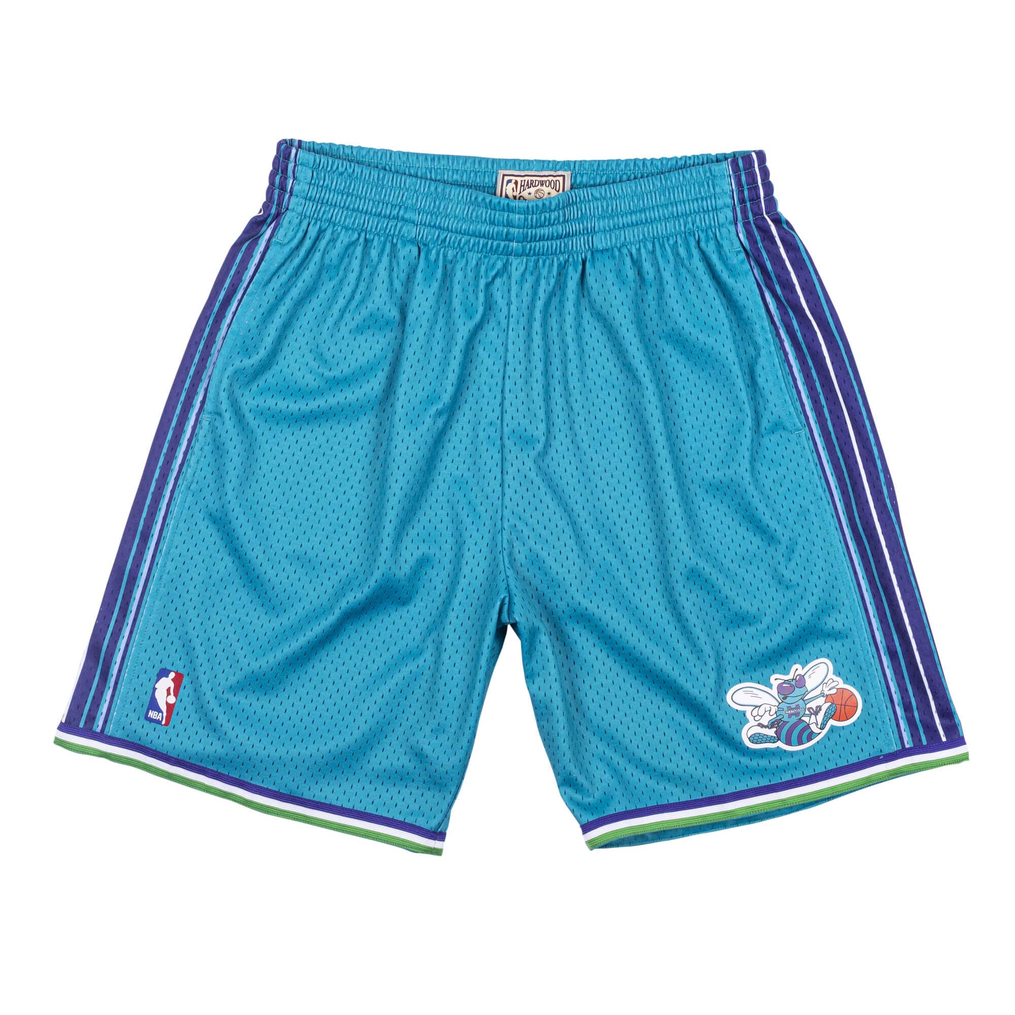 Charlotte Hornets Mitchell and Ness Hardwood Classics Teal 1999-2000 Swingman Shorts