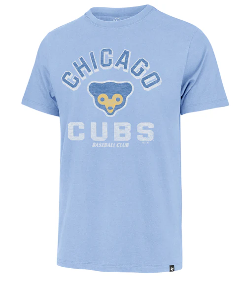 Chicago Cubs Men's Premier Franklin Retrograde Gulf Blue Tee by '47