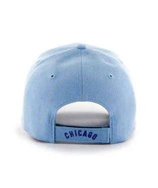 47 Brand Chicago Cubs Columbia Blue Cooperstown Wool MVP Adjustable hat