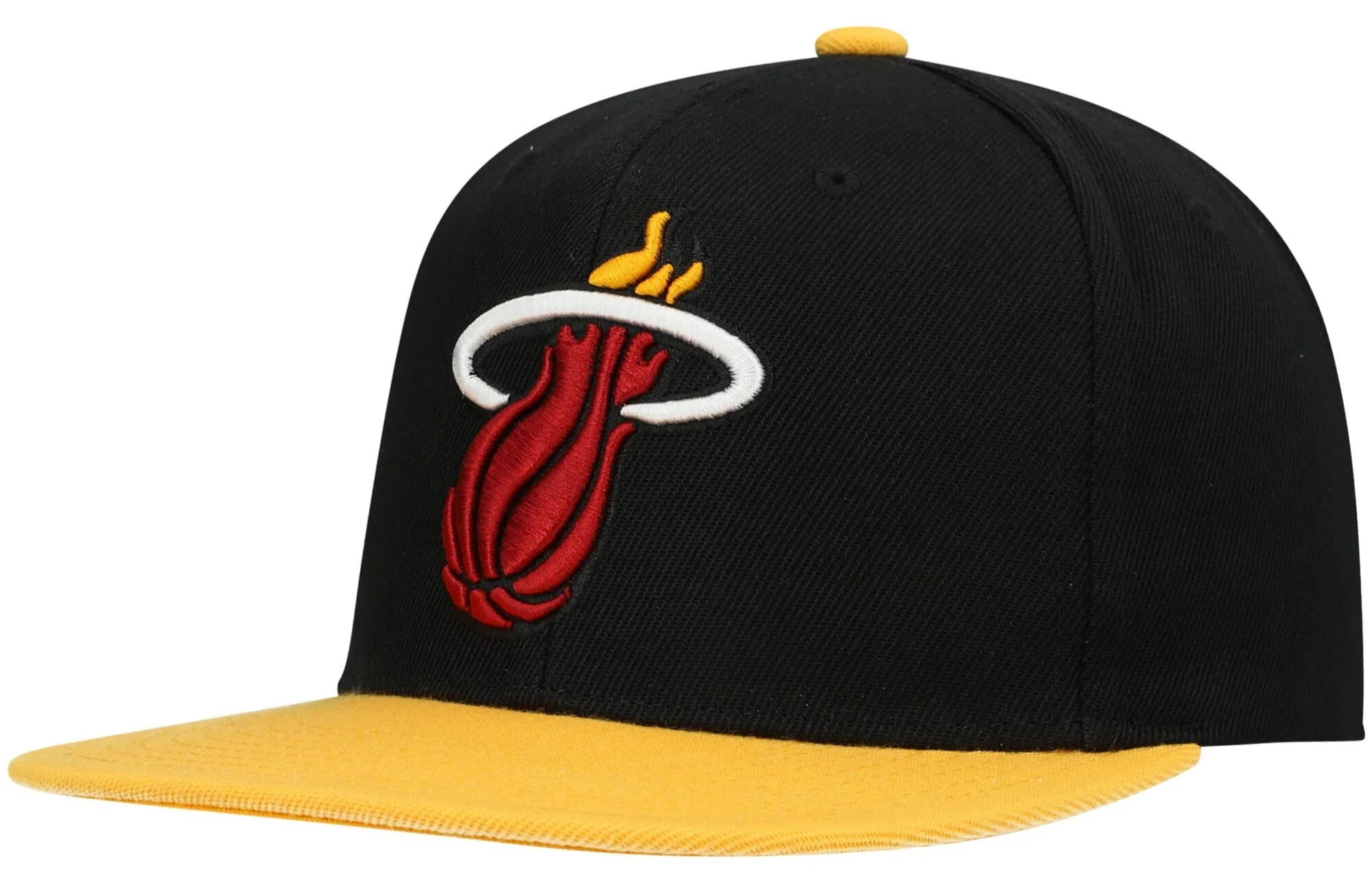Miami Heat Mitchell & Ness Core Basic Snapback Hat - Black