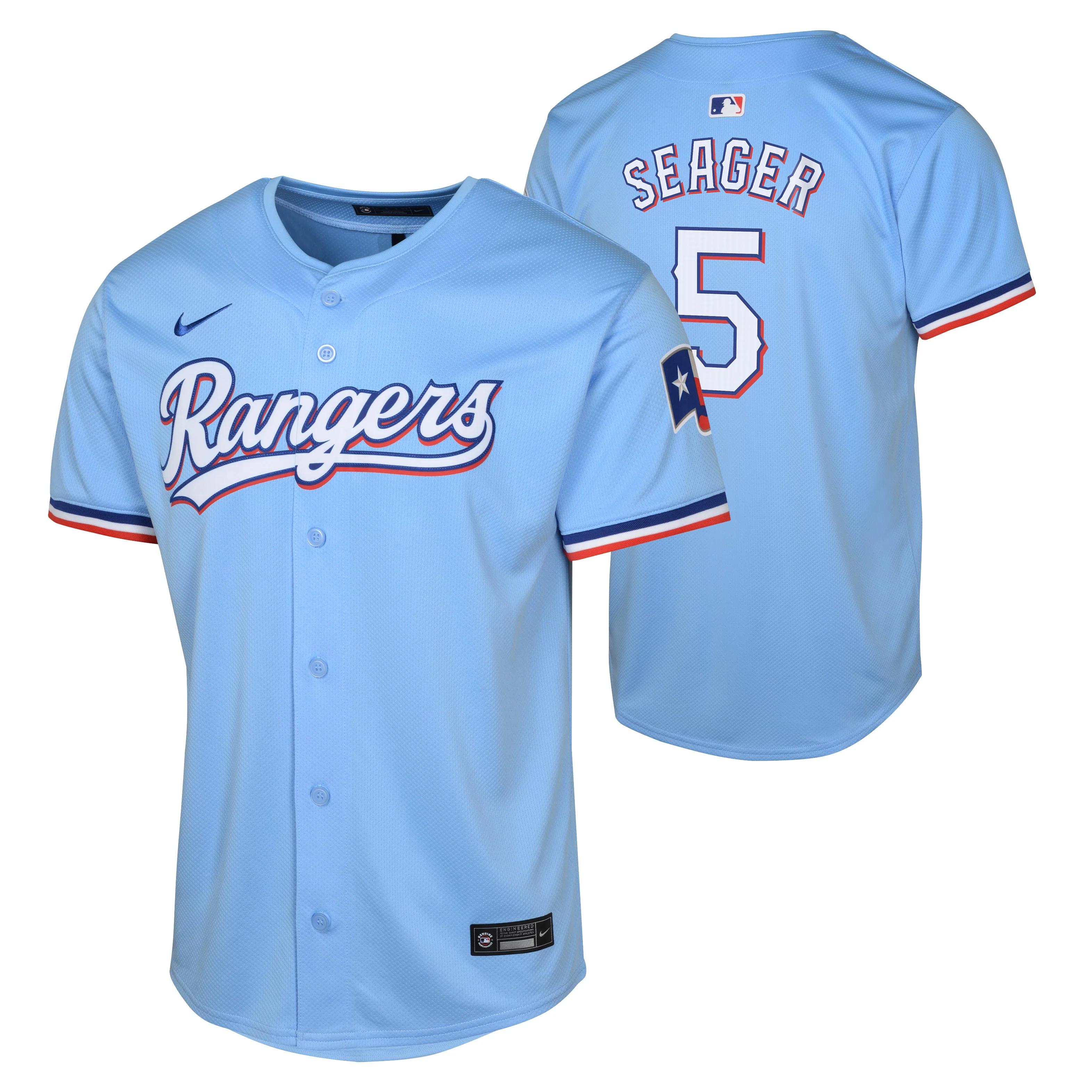 Youth Corey Seager Texas Rangers NIKE Blue Alternate Limited Replica Jersey