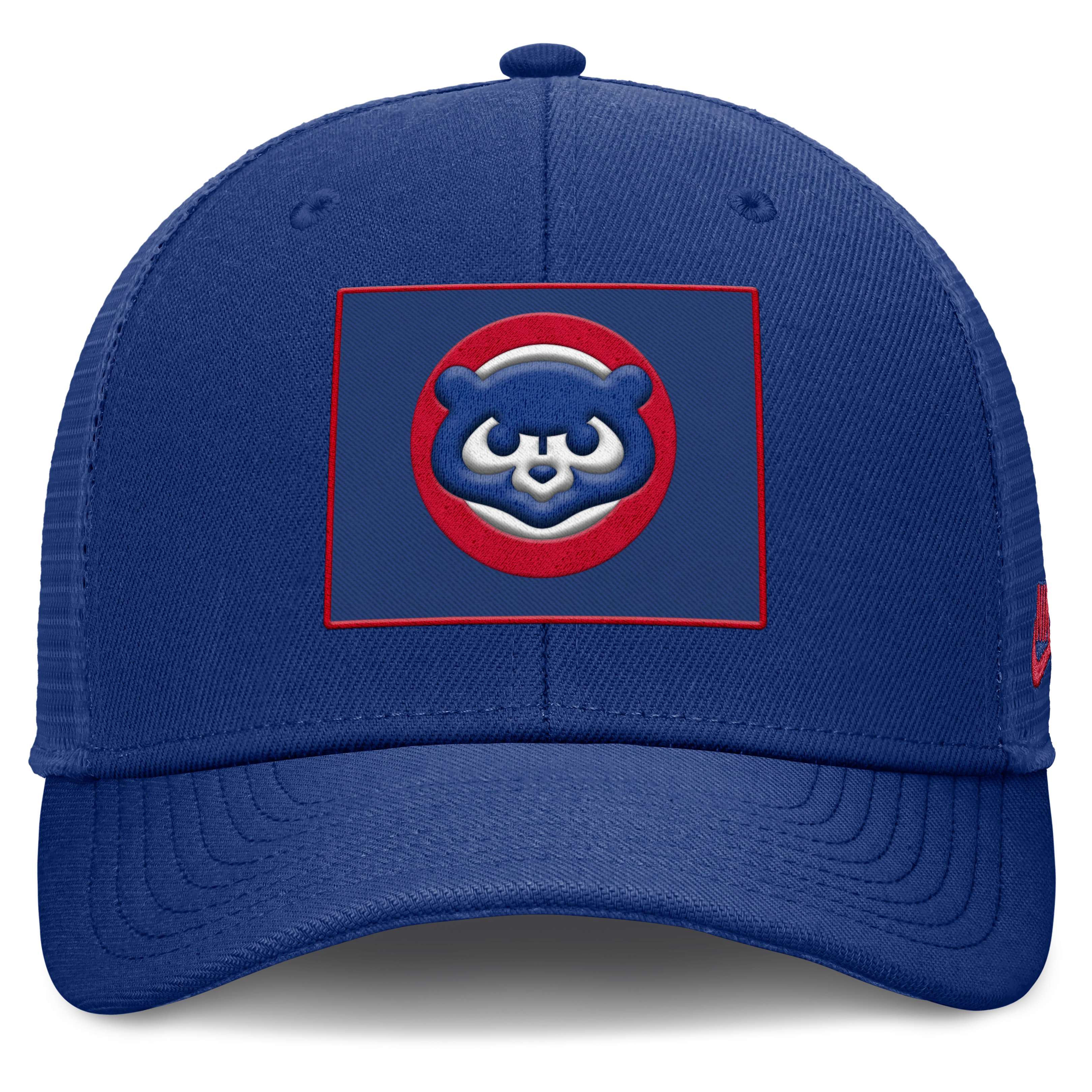 Chicago Cubs Nike Rise Royal Blue Dri-Fit Adjustable Snapback Trucker Hat