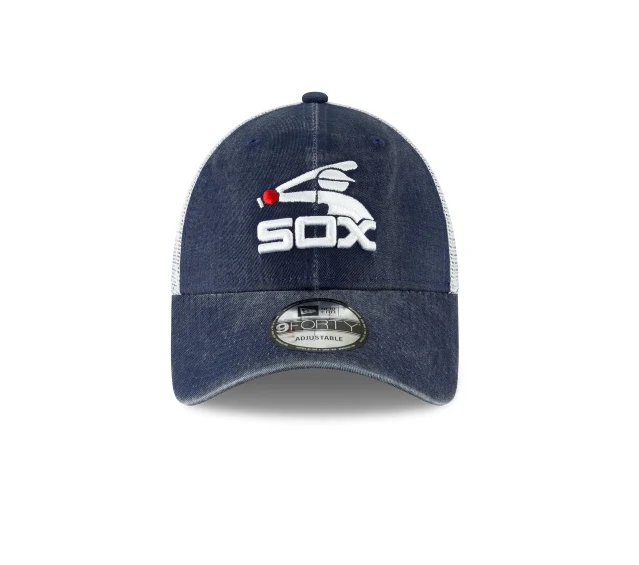 Chicago White Sox Cooperstown Collection Batterman New Era Trucker 9FORTY Adjustable Snapback Hat