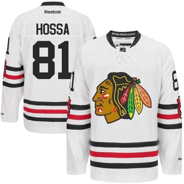 Mens Chicago Blackhawks Marian Hossa 2015 Winter Classic Premier Jersey
