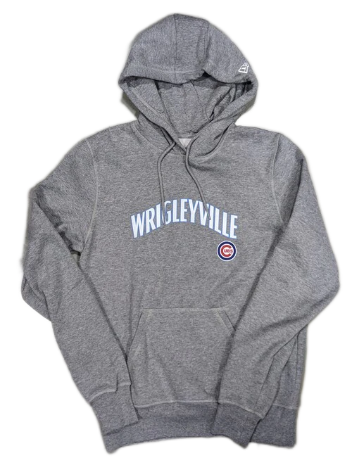 Mens Chicago Cubs New Era Gray City Connect Hoodie