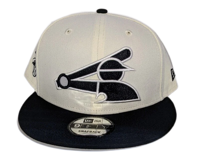 Chicago White Sox New Era Batterman 2 Tone Chrome/Black 9FIFTY Snapback Adjustable Hat