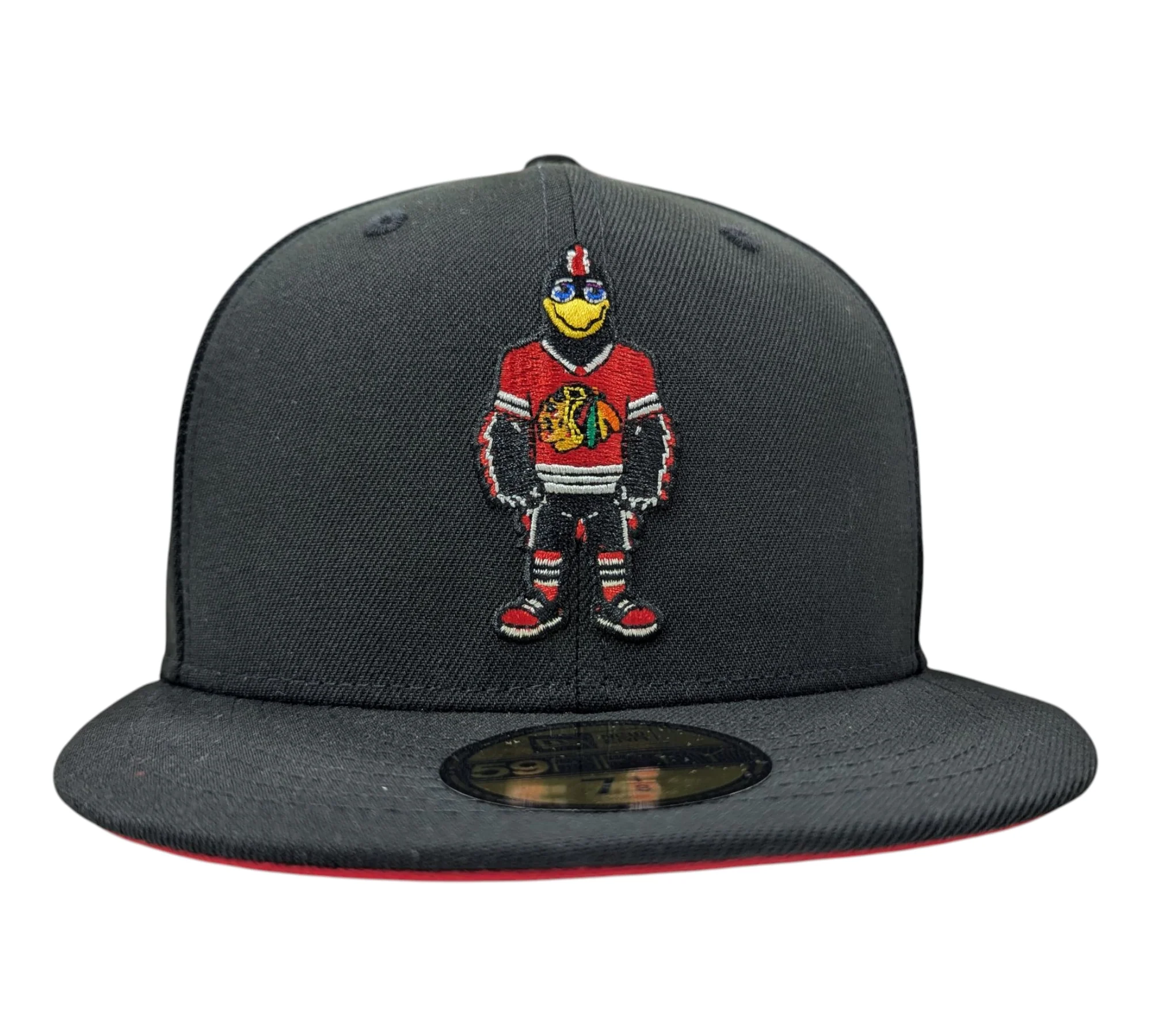 Chicago Blackhawks New Era Tommy Hawk Black 59FIFTY Fitted Hat