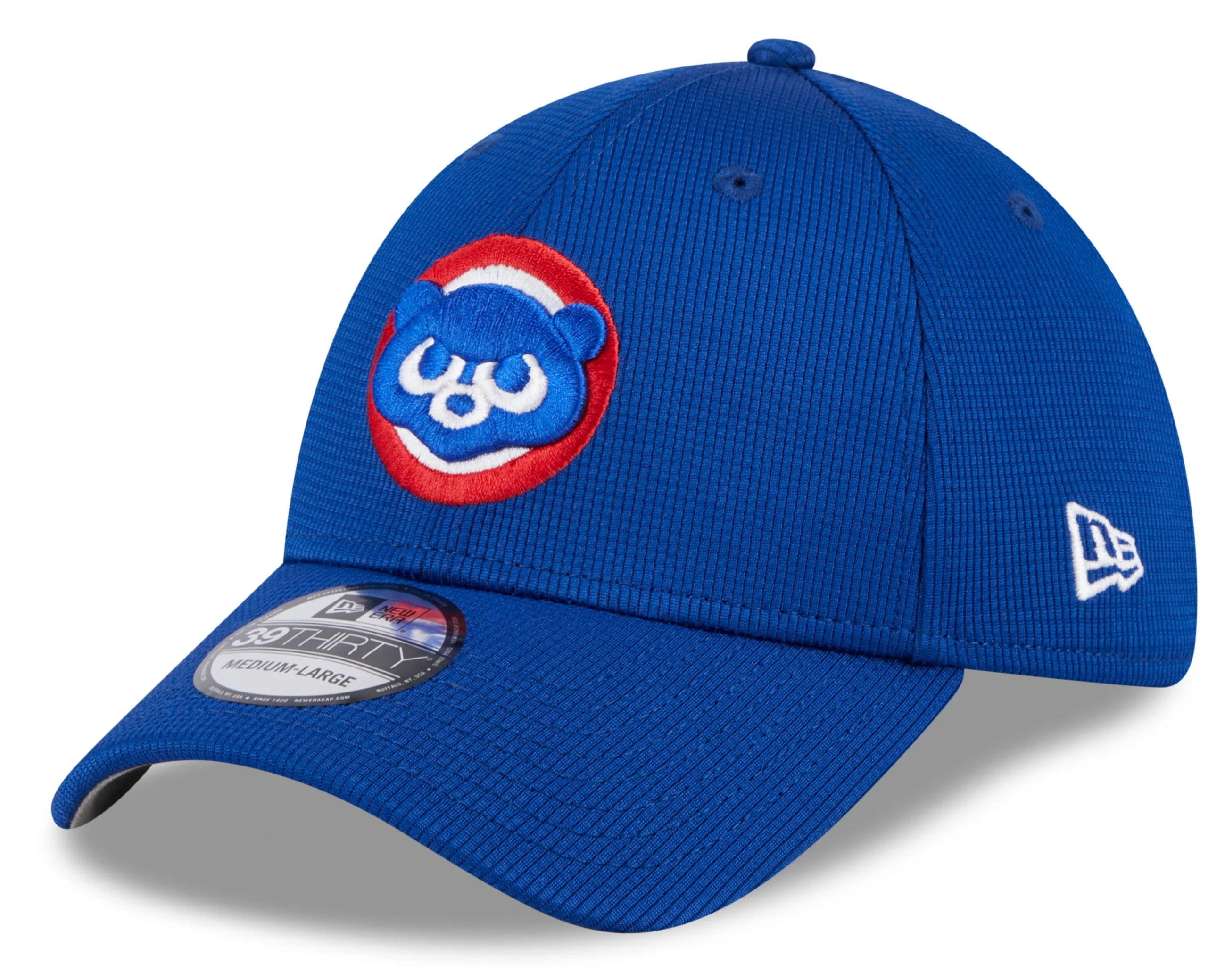 Men's Chicago Cubs New Era 2025 Batting Practice Royal Blue 39THIRTY Flex-Fit Hat