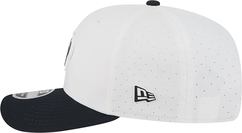 Men's Houston Texans New Era White/Navy 2025 NFL Training Camp 9SEVENTY Adjustable Hat