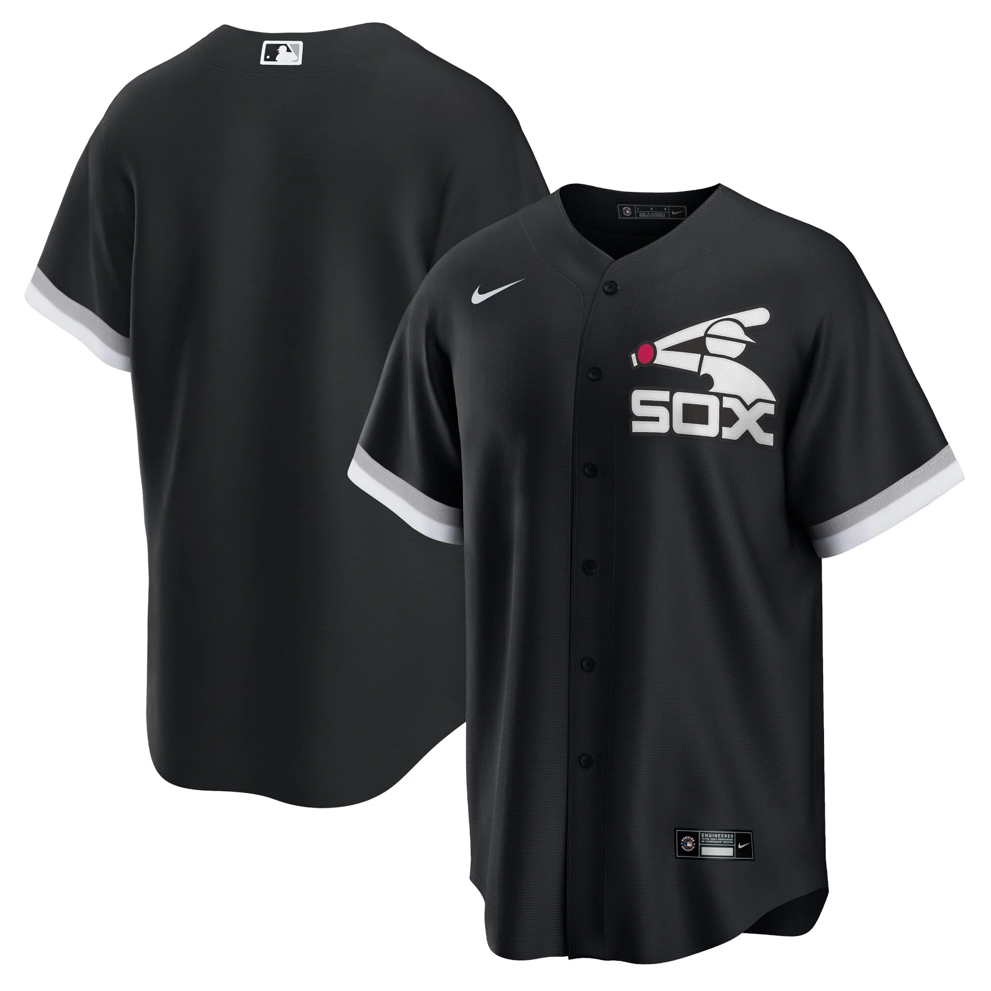 Men's Chicago White Sox Nike Batterman Replica Team Jersey - Black