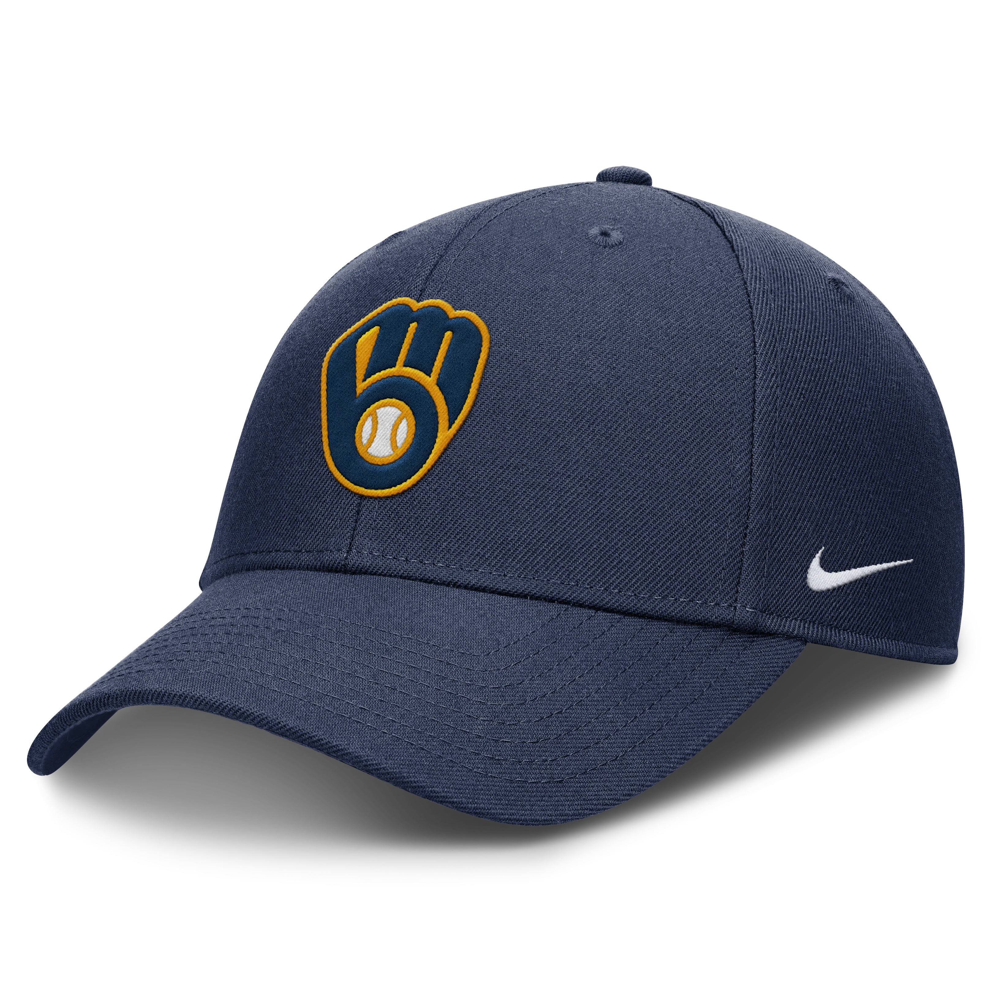 Milwaukee Brewers Nike Navy Club Adjustable Hat