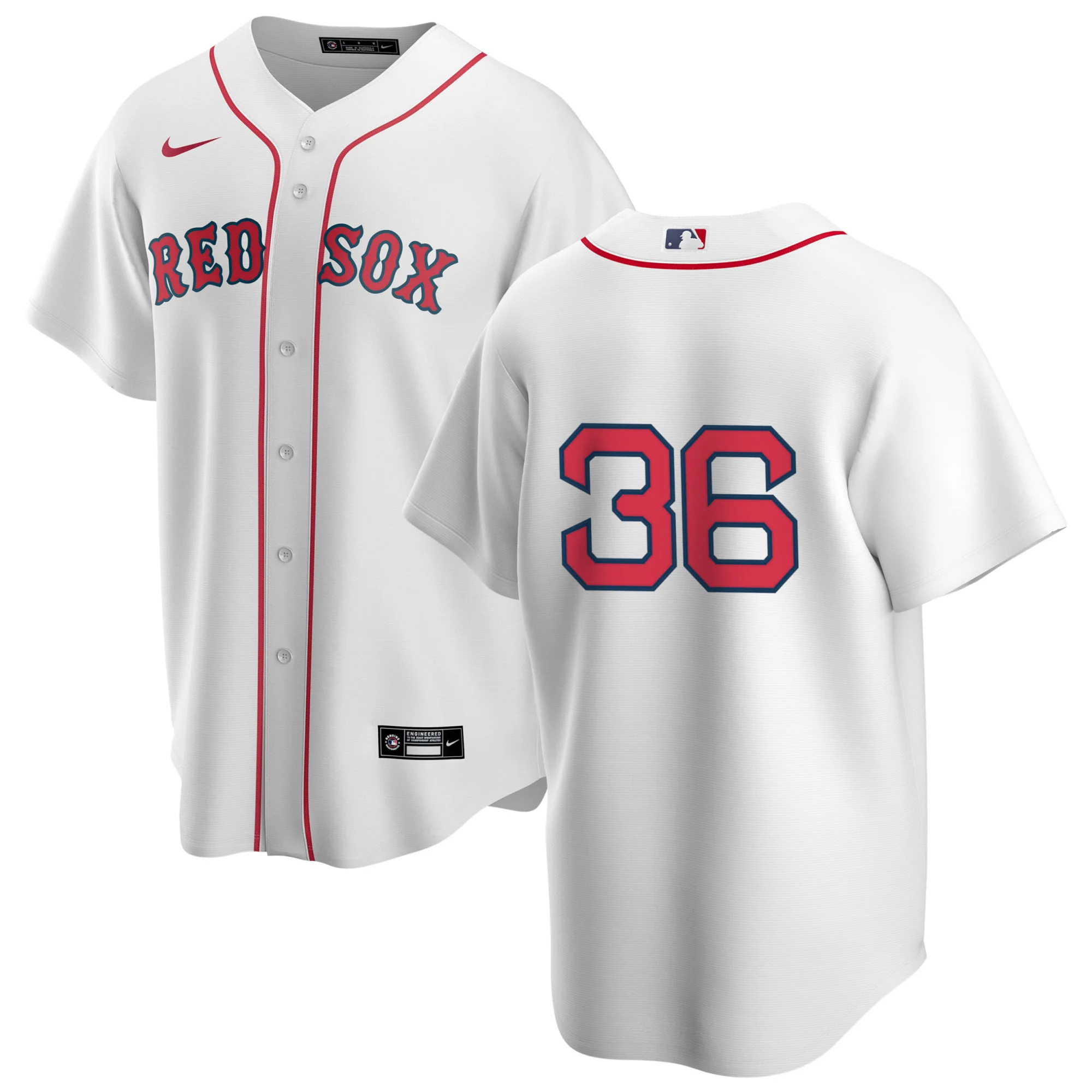 Men's Nike Boston Red Sox Triston Casas #36 Home Official Replica Player Jersey