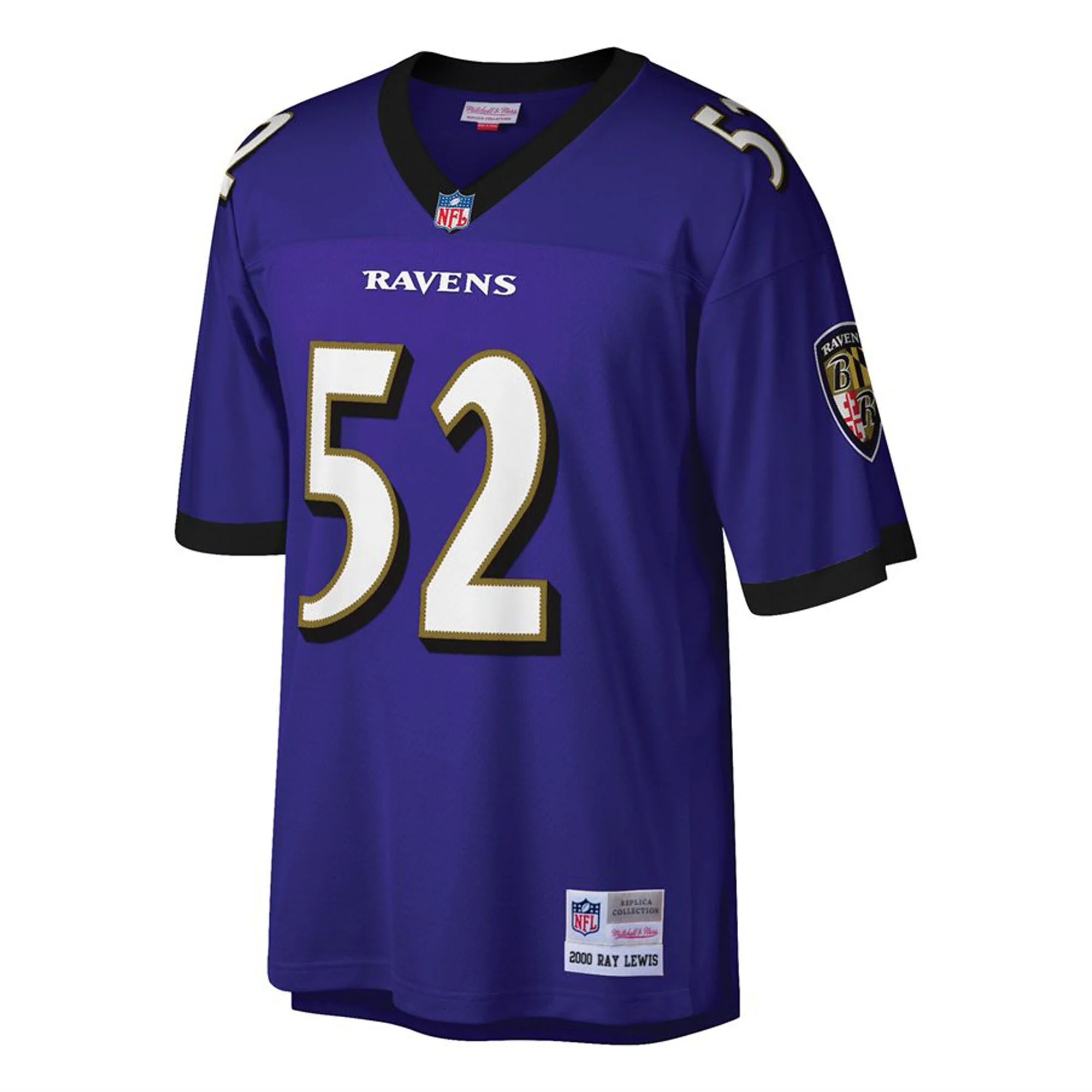 Youth Baltimore Ravens Ray Lewis Mitchell & Ness Purple Retired Player Vintage Replica Jersey