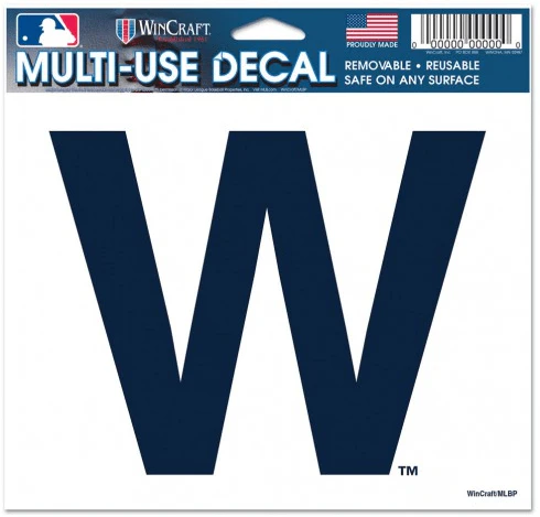 Chicago Cubs “W” Multi Use Decal By Wincraft