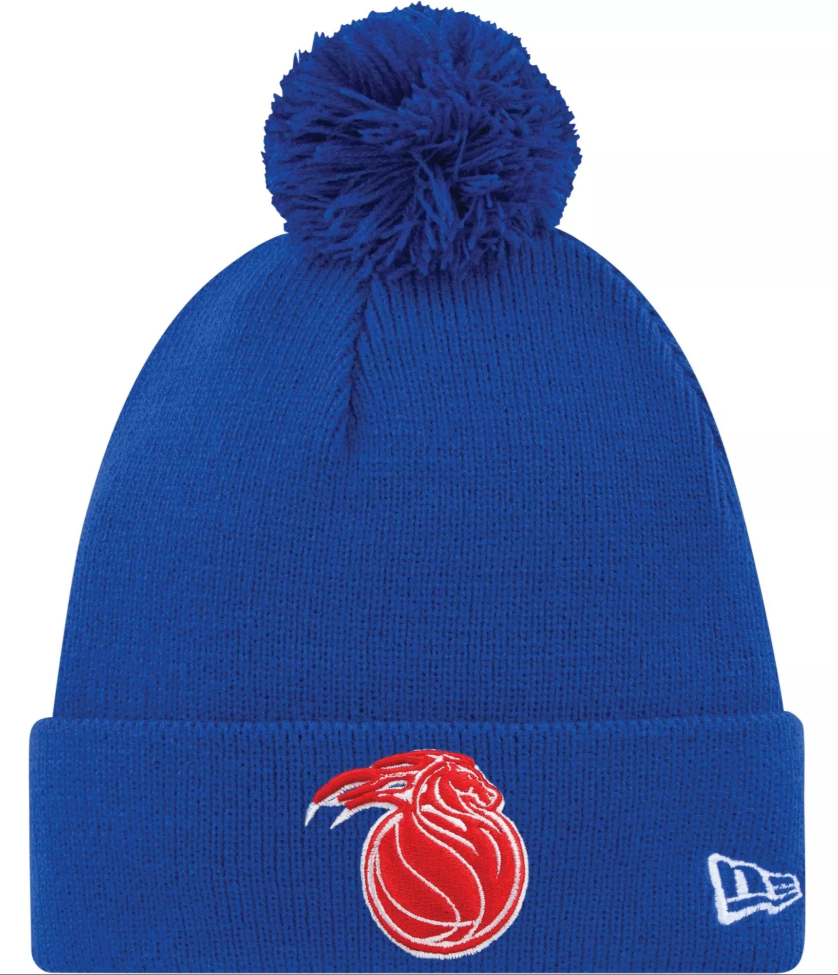 Detroit Pistons '21 NBA City Edition New Era Royal Alternate Cuffed Knit Hat