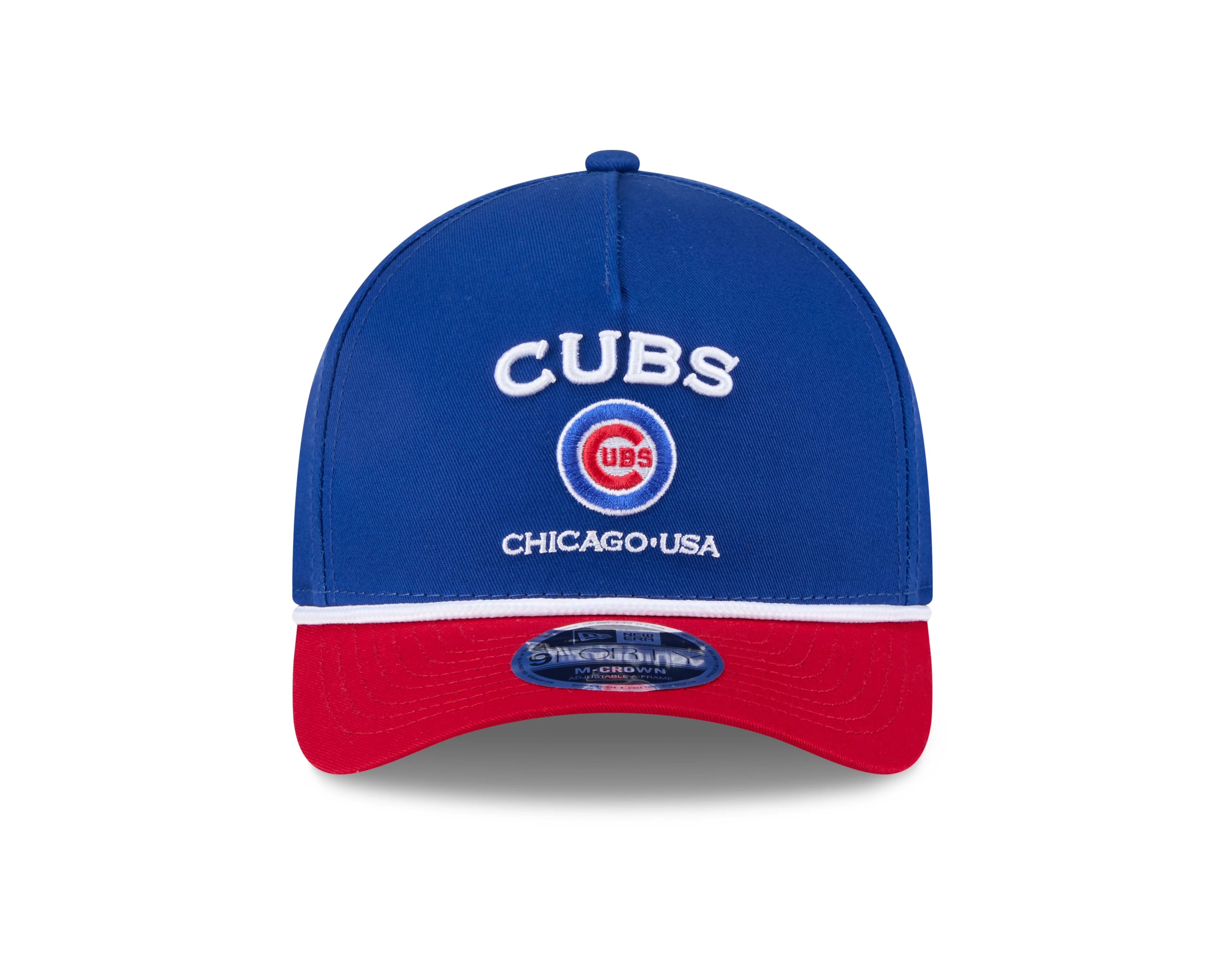 Chicago Cubs New Era Rope M-Crown Royal Blue 9FORTY Adjustable Hat