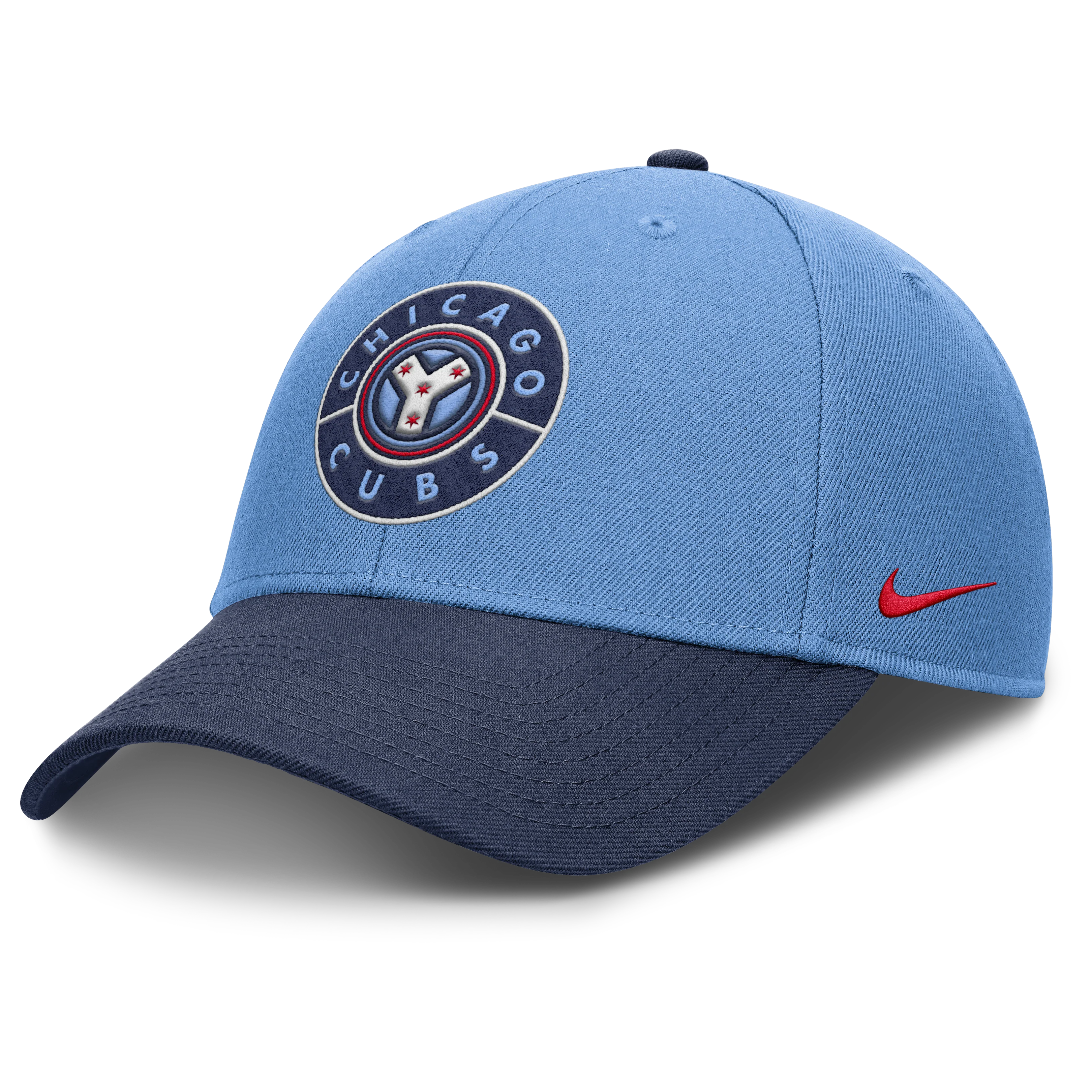 Chicago Cubs Nike City Connect Blue Club Adjustable Hat