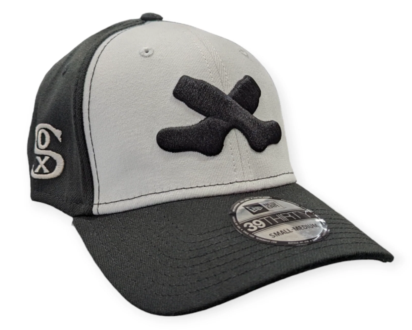 Chicago White Sox 1926 New Era Black/White 39THIRTY Flex Fit Hat