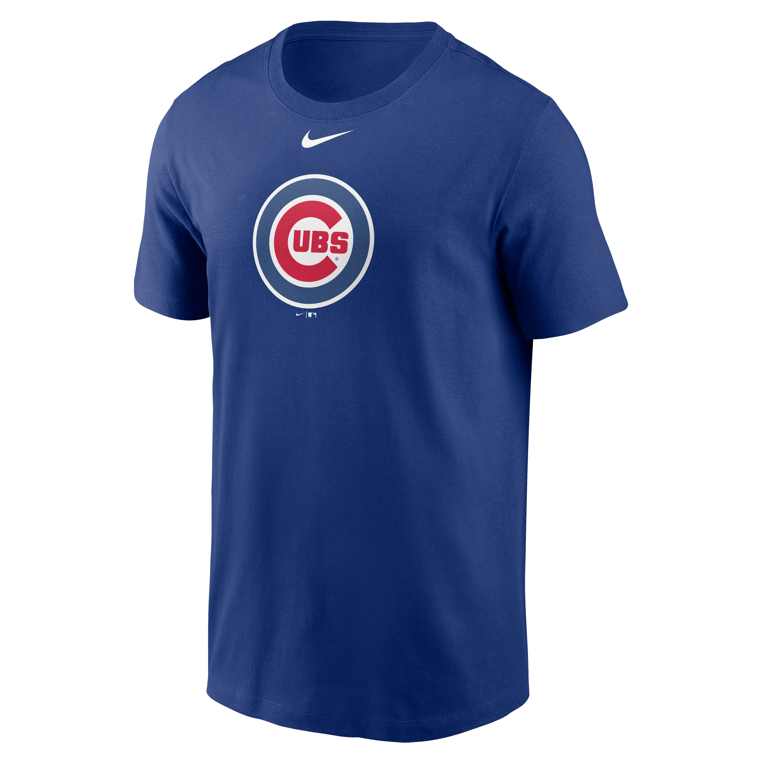 Men's Chicago Cubs Nike Royal Blue Fuse Large Logo T-Shirt