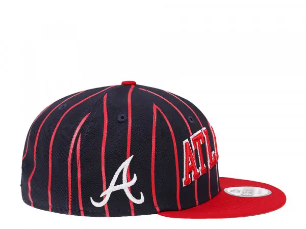 Atlanta Braves Navy/Red City Arch New Era 9FIFTY Snapback Hat