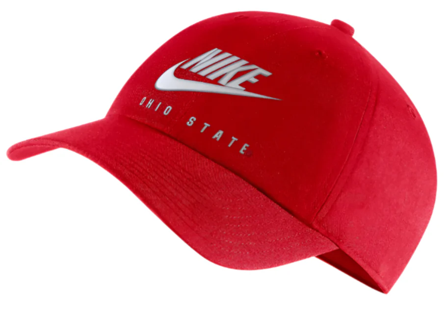 Nike Ohio State Buckeyes Swoosh Heritage 86 Arch Adjustable Performance Hat
