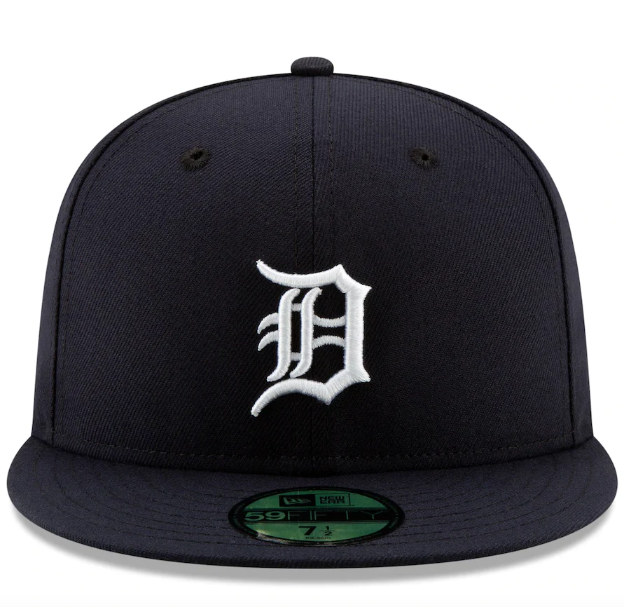 Men's Detroit Tigers New Era Navy Home Authentic Collection On-Field Logo 59FIFTY Fitted Hat