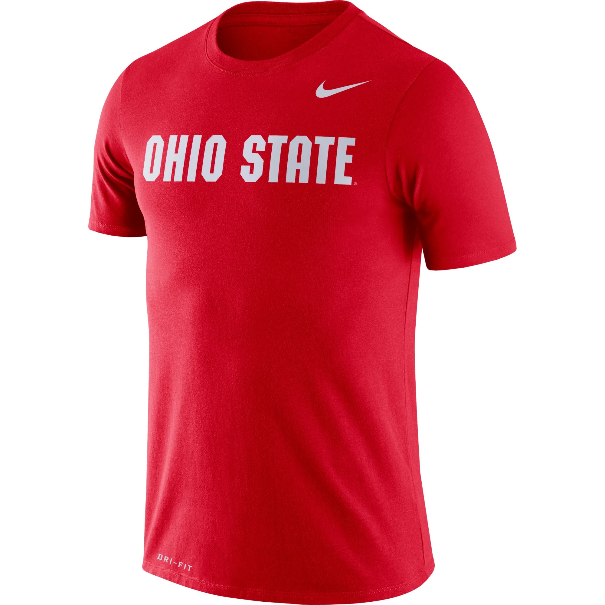 Men's Ohio State Buckeyes Nike Scarlett Essential Wordmark T-Shirt