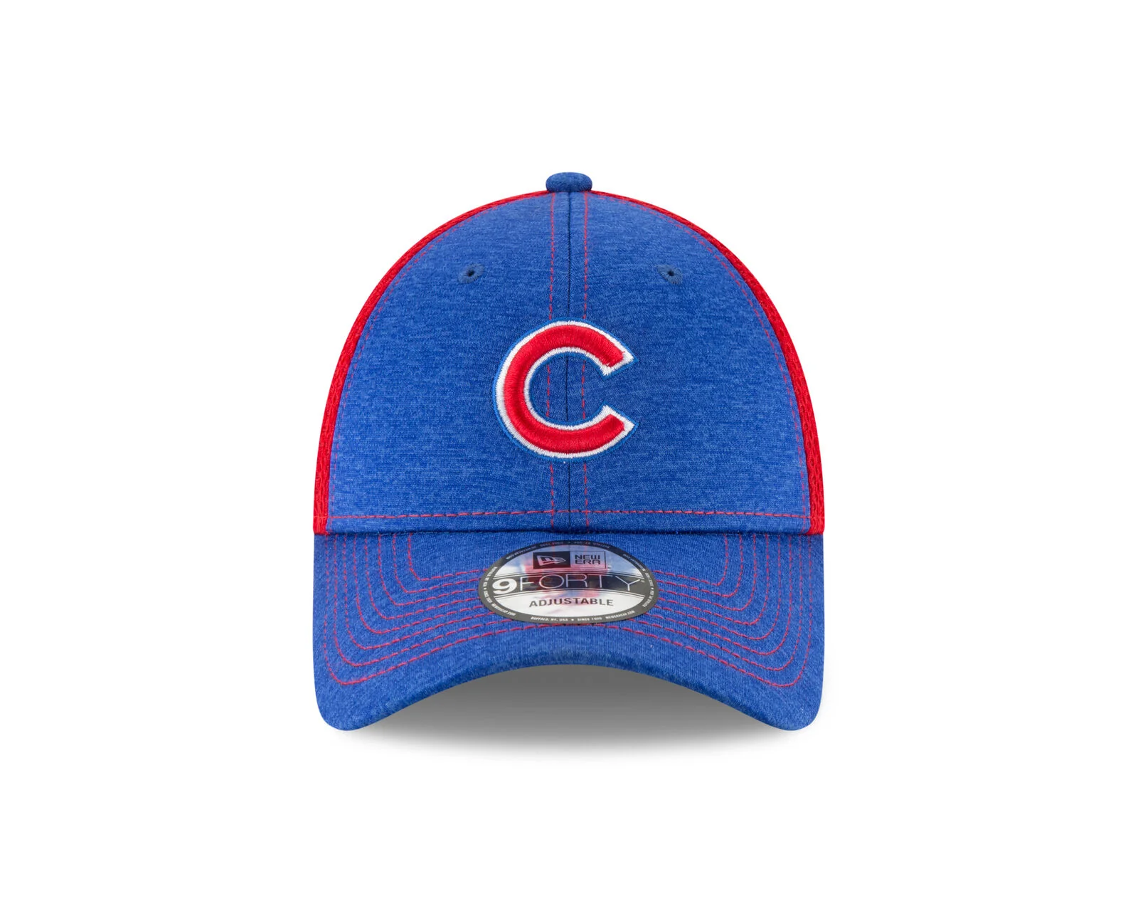 Mens New Era Chicago Cubs Royal/Red Shadow Turn 9FORTY Adjustable Hat