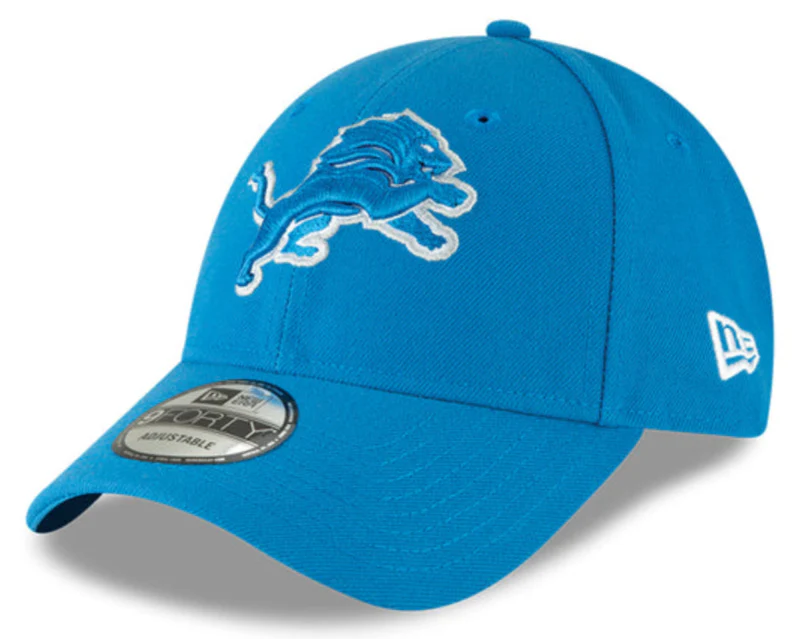 Detroit Lions Blue The League 9FORTY Adjustable Game Cap