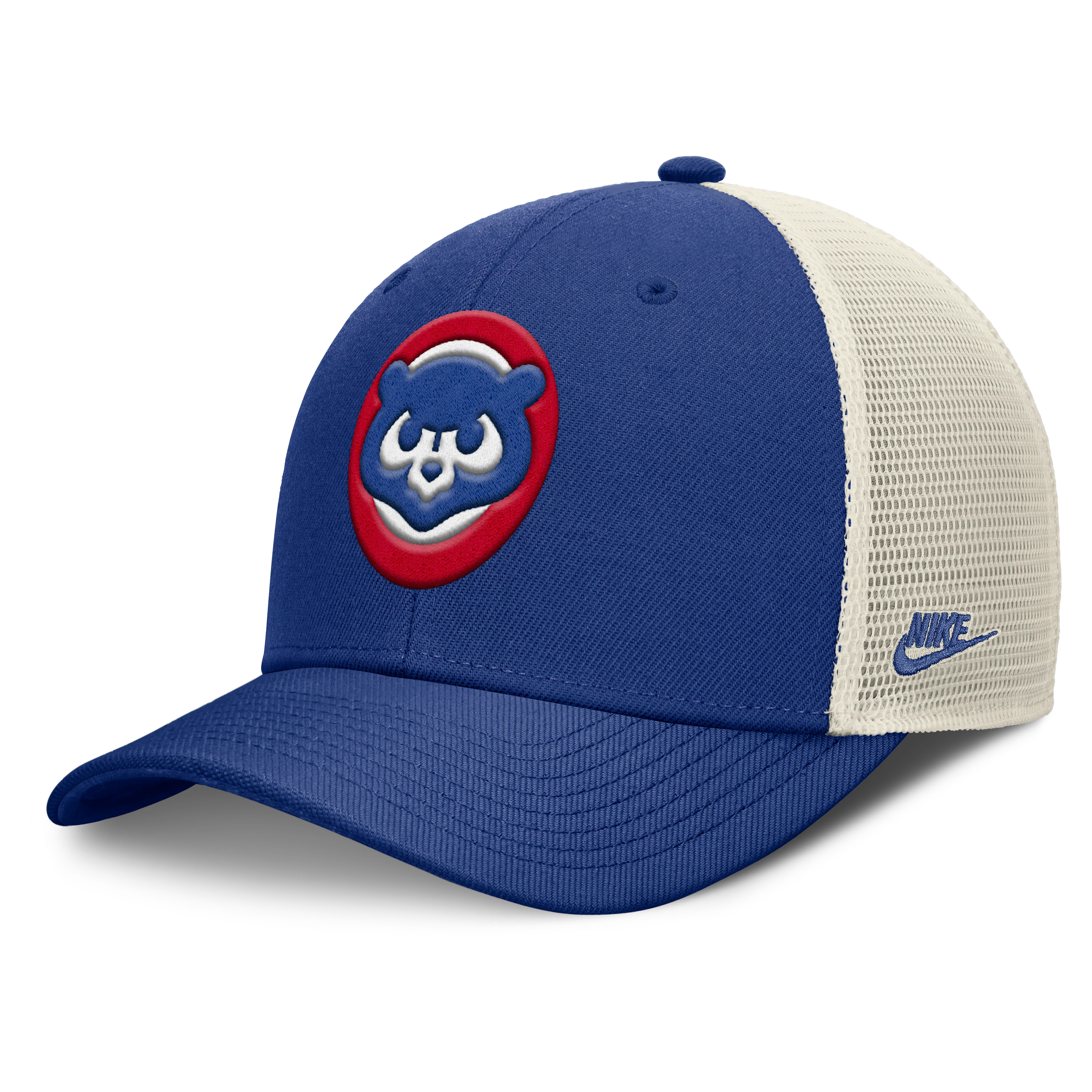 Chicago Cubs Nike Rise Royal Blue Adjustable Snapback Trucker Hat