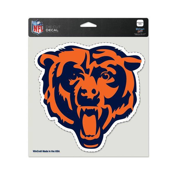 Chicago Bears 8x8 Die Cut Window Cling-full color 