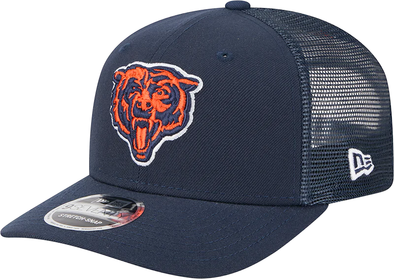 Chicago Bears New Era Navy Trucker Primary 9SEVENTY Trucker Hat