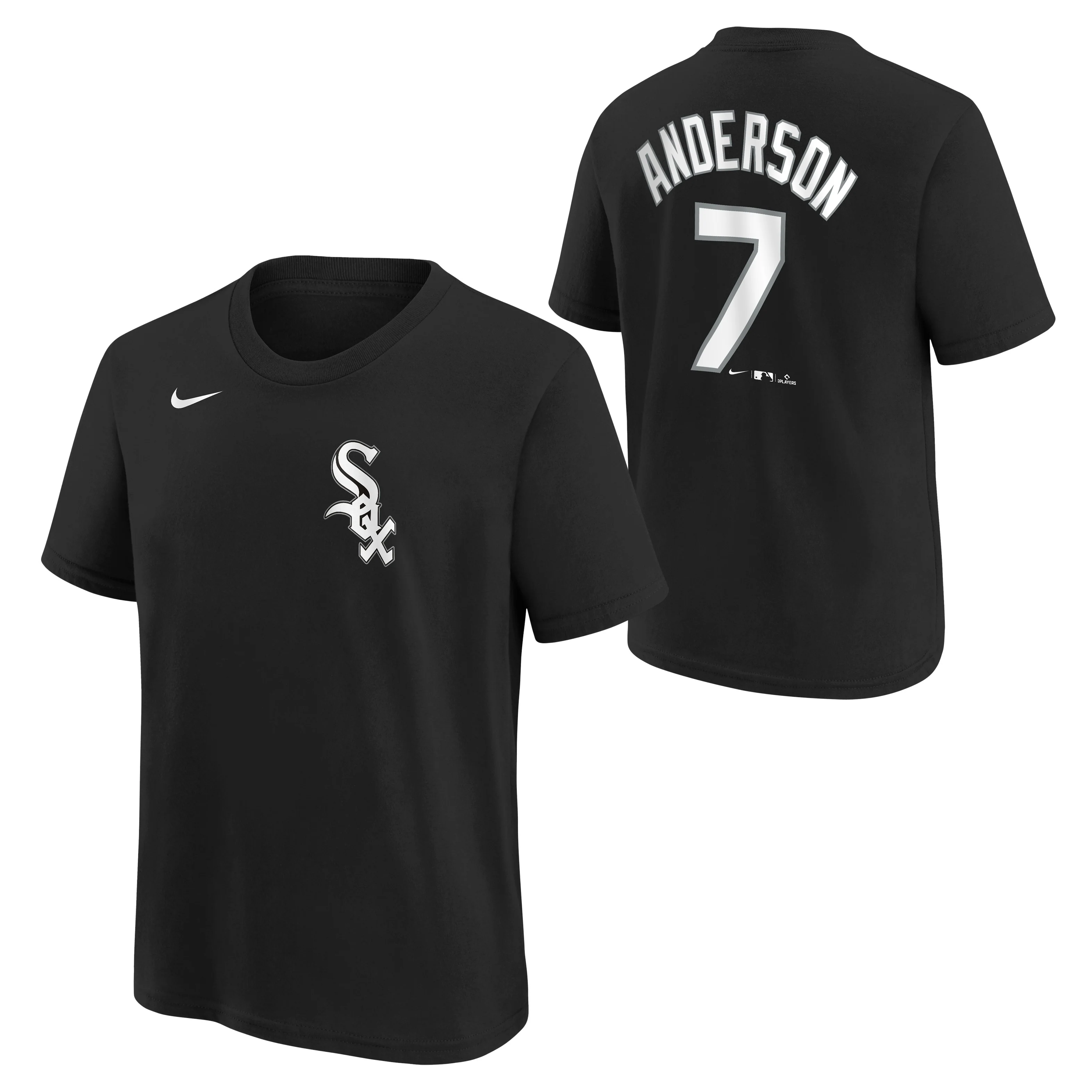 Youth Chicago White Sox Tim Anderson Nike Black Name & Number T-Shirt