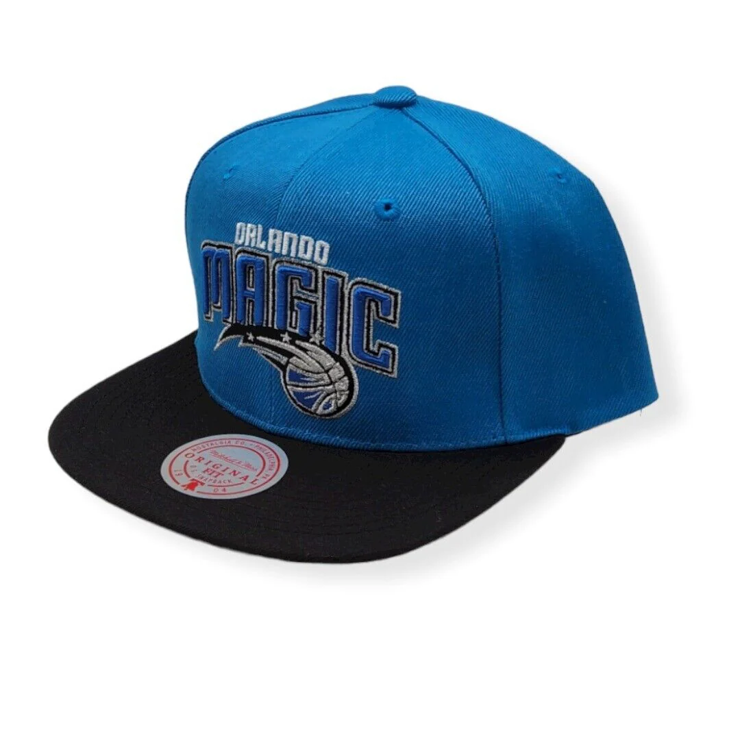 Men's Orlando Magic NBA Core Basic Blue/Black Mitchell & Ness Snapback Hat