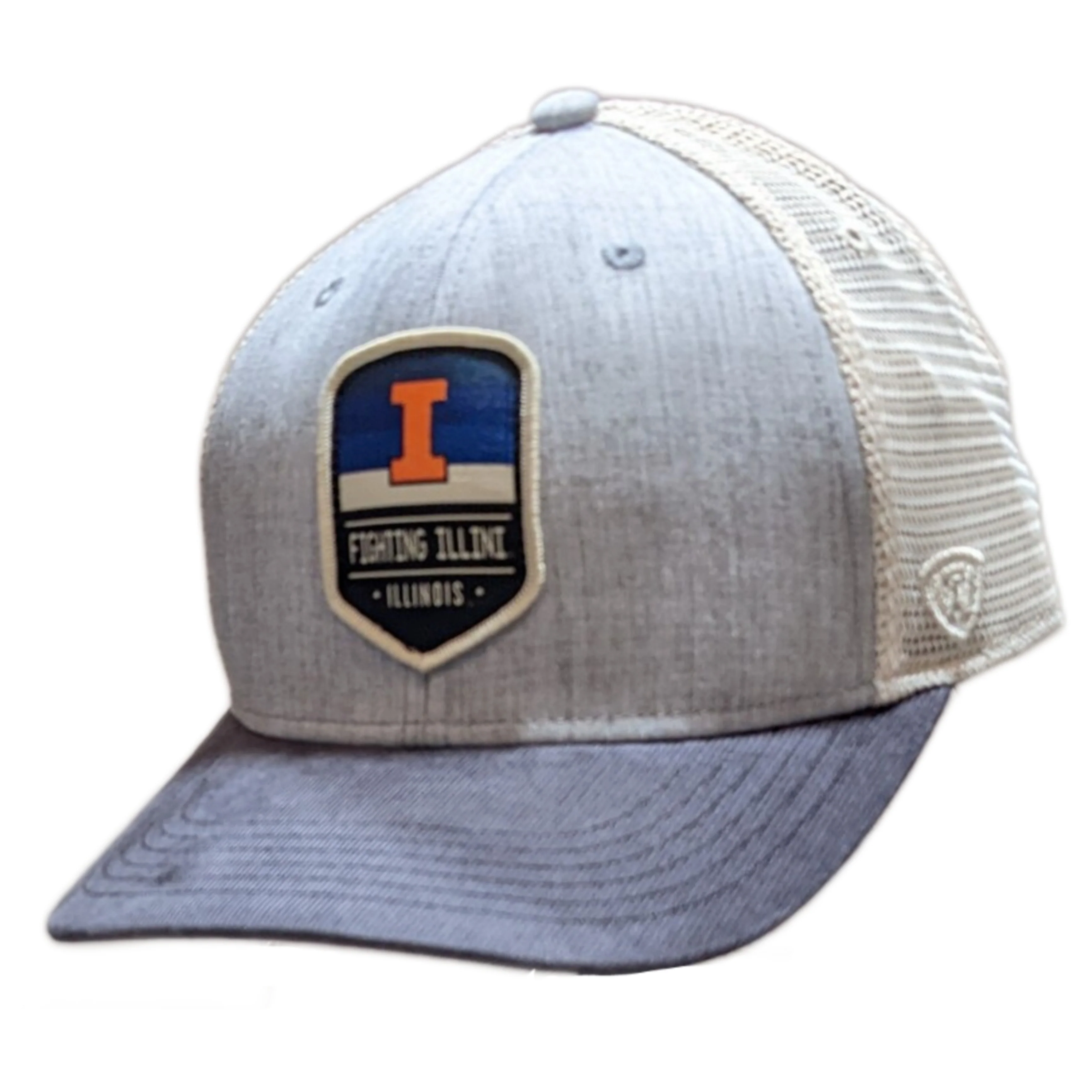 Illinois Fighting Illini Steel Heather Trucker Adjustable Top of the World Hat