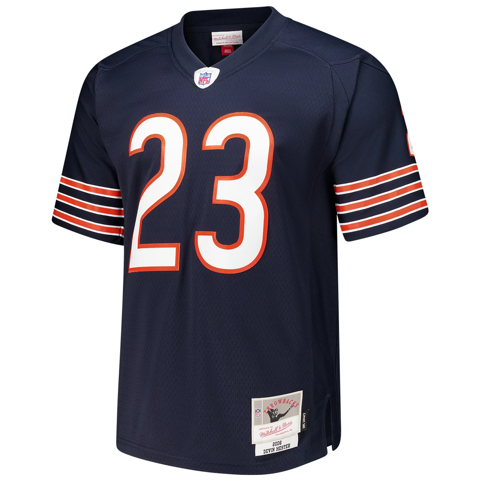Men's Devin Hester Chicago Bears Navy Mitchell & Ness 2006 Legacy Replica Jersey