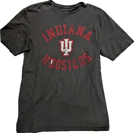 NCAA Mens adidas Indiana Hoosiers Storm Gray Gym Class Tee