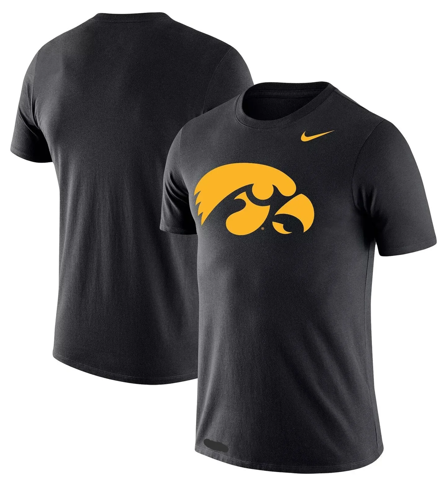 Men's Iowa Hawkeyes Nike Primary Logo Black T-Shirt