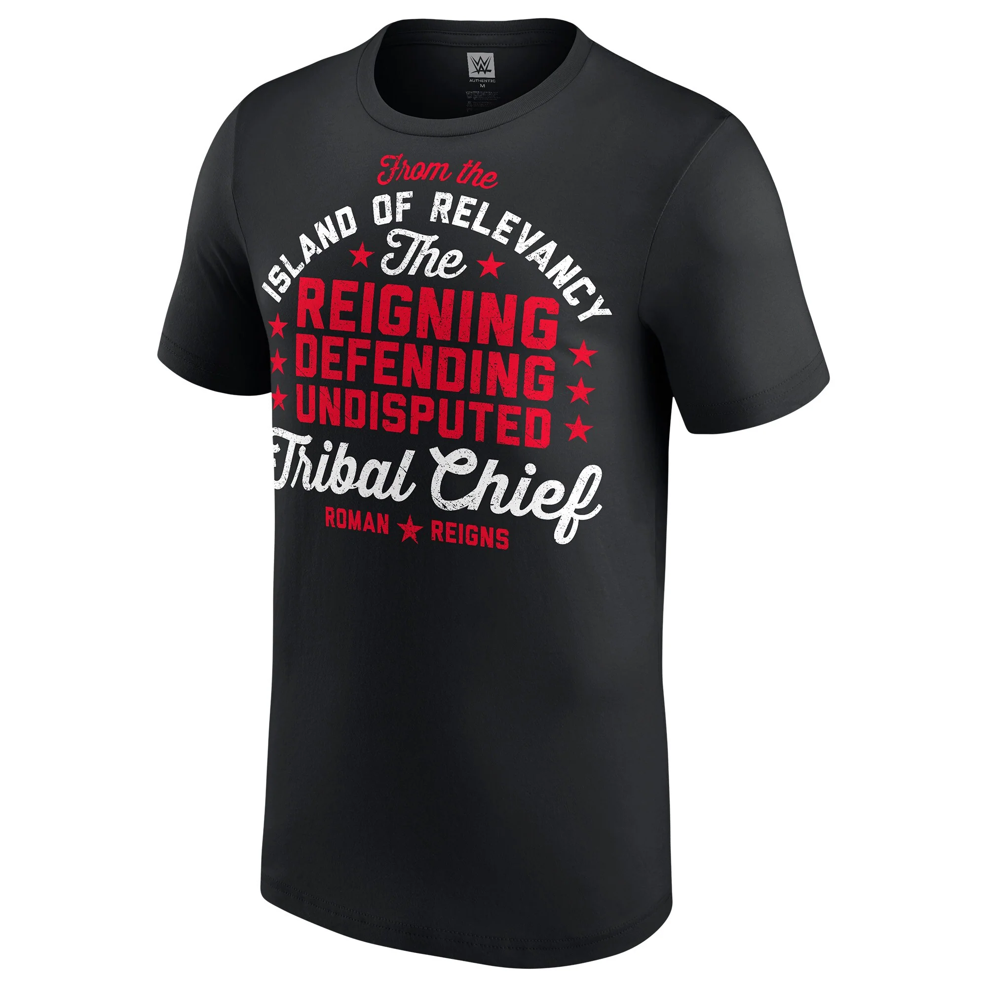 Men's WWE Roman Reigns The Undisputed Tribal Chief Black T-Shirt
