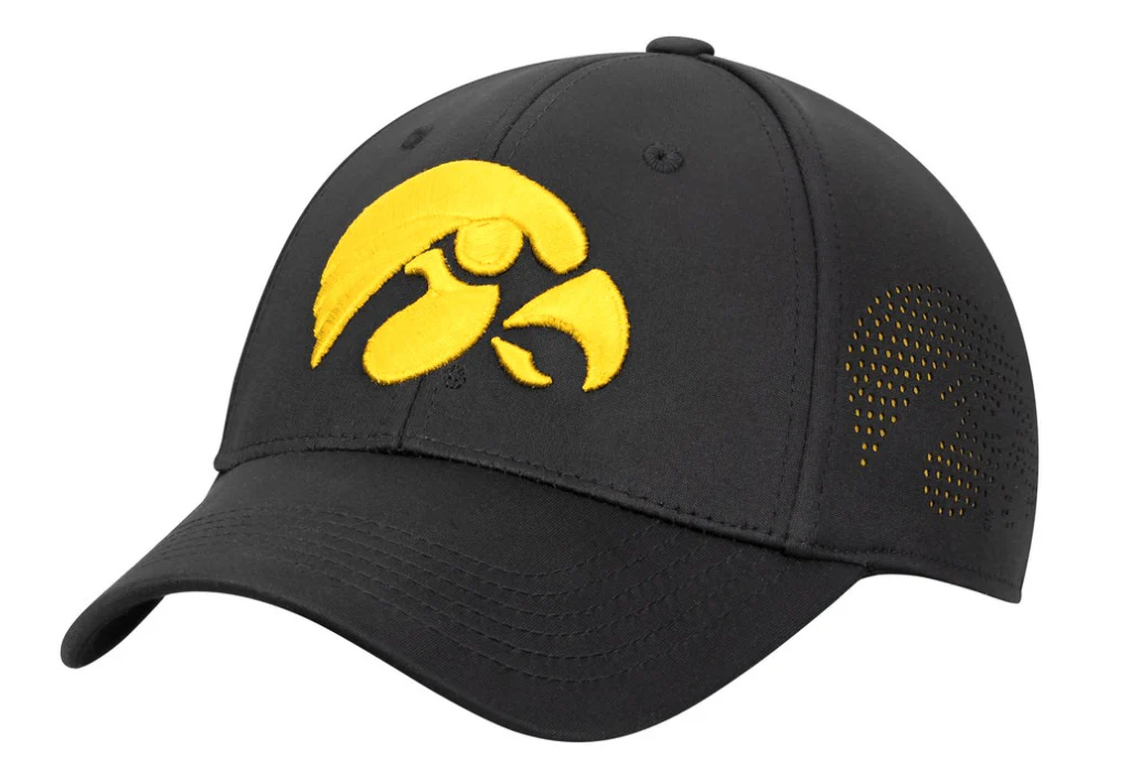 Iowa Hawkeyes Top of the World Rails One Fit Flex Hat